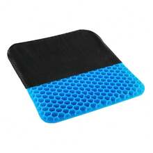 Yimiyaa Gel Seat Cushion, Double Thick Egg Gel Cushion For Pressure Pain Relief, Breathable Wheelchair Cushion Chair Pads For Car Seat Office Chair Blue,Blue - Blue - View 3