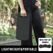 وسادة ركبة سميكة، وسادة ركبة رغوية ناعمة، مقاومة للبقع، وسادة ركبة متعددة الأغراض للبستنة والياقة البدنية والتنظيف والأعمال الميكانيكية | وسادات ركبة من رغوة الذاكرة السميكة مع مقابض، ألوان عشوائية - مقاس واحد - مشاهدة 5