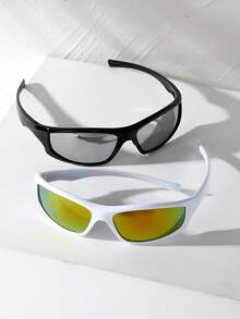 4 chiếc/3 chiếc/2 chiếc/1 chiếc Kính thời trang mới cho thể thao ngoài trời, đi xe đạp, Unisex cho kỳ nghỉ hè trên bãi biển, ngoài trời, du lịch - sự kết hợp - Xem 25
