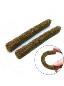 2个10厘米迷你仿真灌木条沙盘模型花园景观绿化带DIY材料园林景观 - As photo - 查看 13