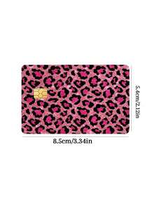 Nhãn dán thẻ in họa tiết da báo lấp lấp lánh, hộp đựng thẻ lấp lánh, phong cách sang trọng Dubai, nhãn dán họa tiết kim tuyến bạc lấp lánh mờ, màu trơn, phù hợp với thẻ tín dụng, thẻ ghi nợ, thẻ giao thông, thẻ ra vào, có chức năng chống thấm nước, chống trầy xước, chống mài mòn, chống bám vân tay, bảo vệ thông tin cá nhân, có thể dùng để trang trí thẻ tín dụng, thẻ ngân hàng, thẻ giao thông, phù hợp cho cả nam và nữ, một món quà thú vị cho chồng, vợ, bạn bè. - Nhiều màu - Xem 5