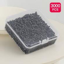 3000颗2.6毫米透明盒装迷你拼豆，像素拼豆，DIY高品质手工礼品，圣诞节、万圣节、节日礼物的完美之选 - 拼豆豆B - 查看 19