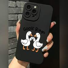 2026 nueva funda de teléfono esmerilada, funda de teléfono con estampado de patos de dibujos animados para iPhone 17 14 13 12 11 Pro Max y  Galaxy S23 S22 S21 S20 Plus Ultra, funda de teléfono para parejas, regalo para novio y novia, regalo de San Valentín o cumpleaños - Azul Klein - Ver 3