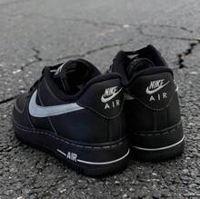 Nike Zapatillas deportivas Air Force 1 AF1 para hombre - Negro - Ver 5