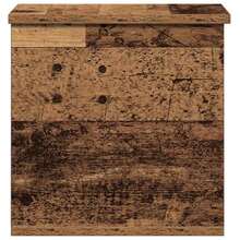 vidaXL Altholz Aufbewahrungsbox 30x35x35 cm - Holzwerkstoff für Wohnzimmer/Kinderzimmer - Braun - Übersicht 6