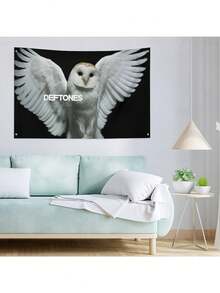 LSJWTCAK Diamond Eyes 35x59 In(90x150cm) Album Cover Tapestry Decorative Flags Double Stitched With 4 Brass Grommets Hanging Tapestry For Outdoor Indoor Room Decor College Dorm Decoration Style - Nhiều màu - Xem 3
