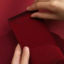 6pcs Premium Red Heart-Shaped Paper Envelopes, Suitable For New Year, Christmas, Valentine's Day, Birthday, Creative & Elegant Gift Packaging Envelopes For Special Occasions - Multicolor - View 4