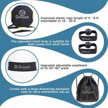 Volleyball Training Equipment Aid, Volleyball Trainer To Practice Serve, Spike, Set And Pass, Volleyball Trainer Beginners Pro - 5 Pack - View 4