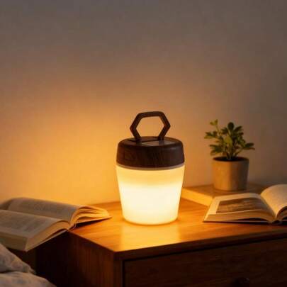 1pc Outdoor Camping Light, LED Portable Lamp, Remote Control Bedside Lamp, Outdoor Camping Lighting, Live Streaming Atmosphere Light, Eye-Caring Bedside Lamp, LED Room Light, Reading Lamp, 13 Lighting Colors Night Light, Music Festival, LED Lighting, Hanging Style, With Controller, Battery Powered (Batteries Not Included), Suitable For Outdoor, Tent, Music Festival Decor, Dance Hall Decor, Gift, Room, Bedroom, Study, Living Room, Birthday, Party, Camping, Bedside