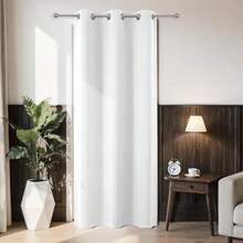 Joydeco - Cortina para Puerta, Cortina para clóset, Cortinas para recámara, Cortinas de Puerta para Puertas de privacidad, Tela densa Tacto Suave de 78 Pulgadas(Blanco puro 132.1An x 243.8Al cm (1 Paneles)) - Multicolor - Ver 1