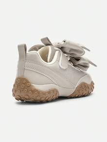 Balabala Kids Girls Sneakers, 2025 Spring Autumn Chunky Sneakers, Ballet Style - Gray Tone - View 8