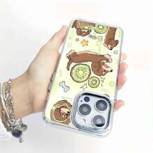 Funda transparente con diseño de perro y kiwi, compatible con fundas ,  17,  16 Pro Max,  15 Pro Max,  13 y  12. Fabricada en TPU, ofrece protección contra golpes y caídas. Un regalo adorable para familiares, amigos, seres queridos, novios/novias y para Navidad.funda de teléfono, fundas de teléfono, funda de , funda de  17 Pro, funda de  16, Navidad, funda de  17 Pro Max, funda de  17, fundas de , funda de  15,  17 Pro Max, fundas para , funda de  16 Plus, regalos de Navidad, funda de  13, funda de teléfono de Navidad, funda de  16 Pro, funda de teléfono  15, funda de teléfono  13, funda de  15, rosa, funda de teléfono rosa, regalos, malvado, regalos para mujeres, funda de teléfono linda, regalos para hombres, teléfono negro Estuche, regalos para hombres - transparente - Ver 6