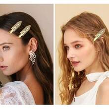 8pcs Satin Hair Scrunchies & Clips Set, Bridal Wedding Party Favors, Suitable For Wedding Gifts, Bridesmaid Gifts, Party Decorations, Claw Clips - Multicolor - View 9