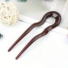 Elegant U-Shaped Hair Clips - Women's Secure Hair Accessories For Ponytails, Buns, And Updos - Wedding, Party, And Everyday Hairstyles - Available In Beige, Brown, Black, And Reddish Brown - Durable Hair And Clothing Accessories, Cute Hair Accessories - Multicolor - View 8