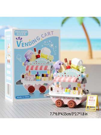 6pcs/Set Toy Building Block Mini Delivery Truck Series, High-Quality Small Gift, Compatible With Building Block Toy Dream Town City Scenery (Thoughtful Gift)