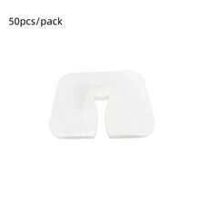 50/100片装 U型面部支撑垫套，柔软一次性毛巾，适用于按摩椅，提供面部支撑，带来极致舒适的SPA体验，也适合SPA放松和居家使用。