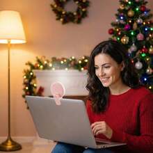 1 pieza Luz portátil circular para selfie de 150mAH con clip, luz de anillo para selfie LED, luz de video LED portátil regulable, para cámara y videocámara, vlogging para fotografía, autorretratos, grabación de video, videollamadas, entrevistas, transmisión en vivo, vlogs, reuniones familiares, fiestas de Navidad, para selfies portátiles, actividades al aire libre - Multicolor - Ver 5