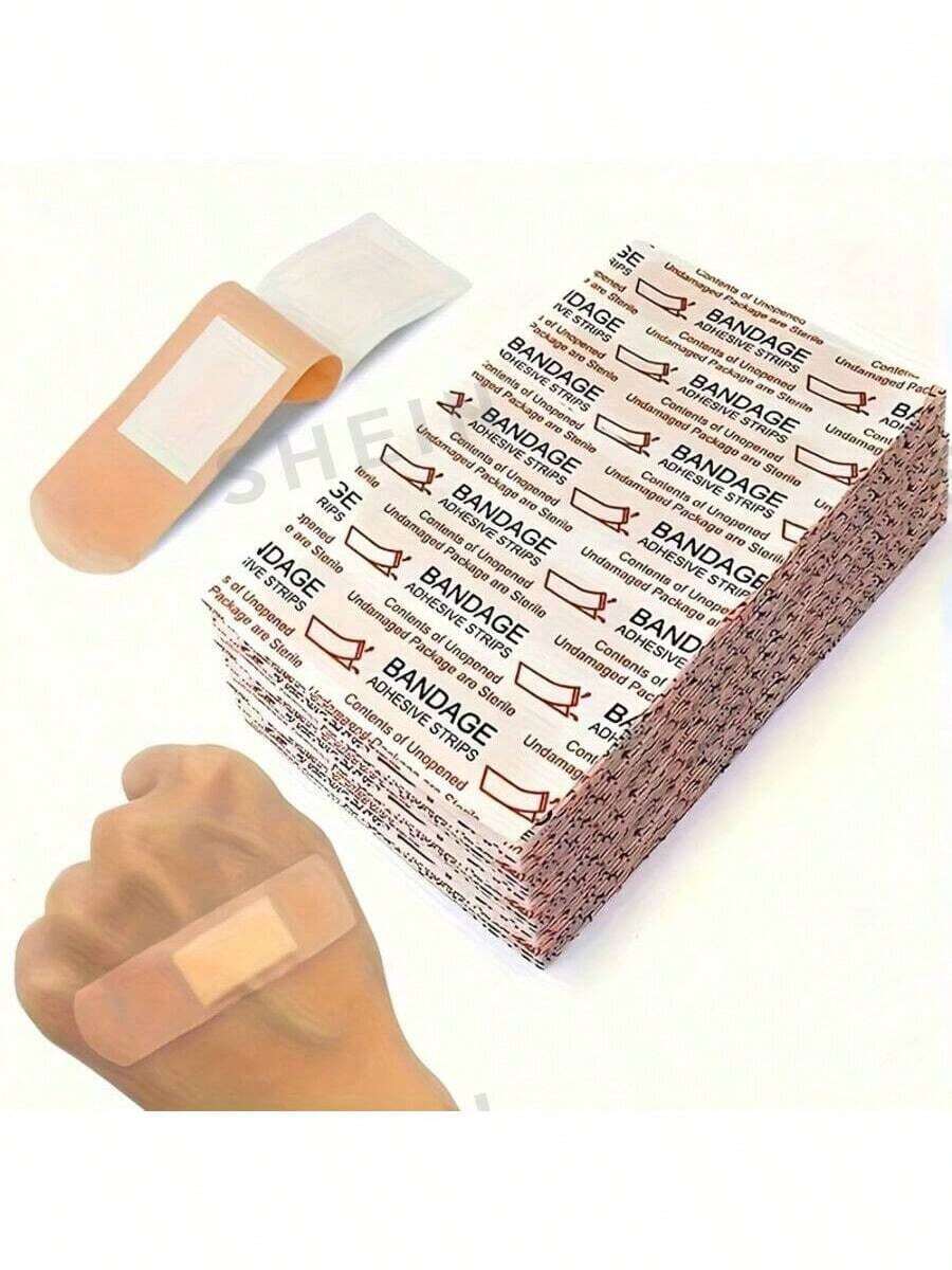 20/40/60/80/110片装医用弹性绷带 - 透气微孔无纺布止血绷带，固定牢固，适用于手指、膝盖、手臂等部位，适用于家庭、学校、户外和紧急情况，包装设计灵活。 - 彩色 - 查看 1