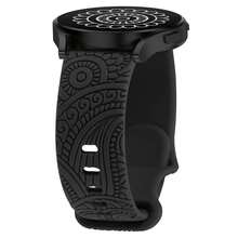 Engraved Bands Compatible With Galaxy Watch 7/FE/6/5/4 Band 40mm 44mm,Galaxy Watch 5 Pro 45mm,Galaxy Active 2,Galaxy Watch 3,Garmin Vivoactive 5 Watch Band/Vivoactive 6/3/3 Music,Venu/Venu Sq & Forerunner 55/165/245/645,20mm Soft Silicone Replacement Sport Strap For Men - 20mm - View 17