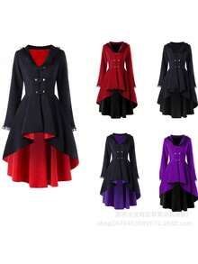 Stroje damskie - Czarny z fioletowym tłem - Zobacz 2