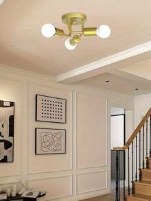 3-Light E27 Branch Pendant Light, Modern Minimalist Design For Bedroom, Dining Room, Kitchen, Closet, Staircase, Bathroom, Balcony, Hallway (Bulbs Not Included) - one-size - View 4