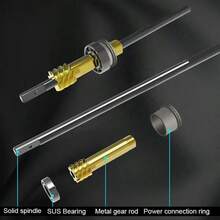 Lerutwis 1.8米-3.6米伸缩式鱼竿，可选配鱼轮，软木手柄，碳纤维材质，多功能鲤鱼纺车竿，便携式旅行鱼竿，钓鱼用具 - 彩色 - 查看 6