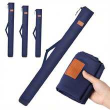 1pc Multifunctional Fishing Tackle Storage Bag, Large Capacity Folding Portable Fishing Rod Bag, Canvas Pouch For Fishing Accessories Durable Oxford Cloth Fishing Tackle Storage Bag, Large Capacity Folding Portable Umbrella Pouch, Multifunctional Canvas Rod Case, With Multiple Compartments For Outdoor Fishing Gear Organization - Multicolor - View 9