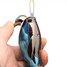 Encendedor de Pingüino Creativo, Encendedor Divertido y Genial, Recargable, Adecuado para Barbacoas, Velas y Camping. - Color aleatorio - Ver 2