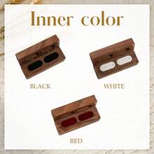 1 hộp đựng nhẫn đôi hình chữ nhật dài bằng gỗ óc chó, quà tặng kỷ niệm đính hôn cầu hôn cho cặp đôi mới cưới, sinh nhật, ngày lễ tình nhân, hộp đựng nhẫn cá nhân hóa, giá đỡ nhẫn mỏng độc đáo, đám cưới đồng quê hiện đại trở lại trường, mùa thu sang trọng - Nhiều màu - Xem 7