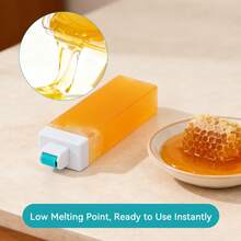 WEKAX迷你蜡加热器 - 精准加热蜡，适用于唇部及小面积脱毛，家用盒式蜡系统 - 彩色 - 查看 9