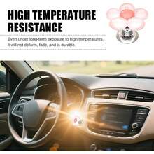1 Self-Adhesive Flower-Shaped Car Start Button Protective Cover, Designed With 3D Petals And Glossy Resin Material - Suitable For Most Car Models' Push-Start/Shutdown Protective Cover, Easy Peel And Stick Installation (Pink Version) - Decorative Dashboard Accessory - Pink - View 5