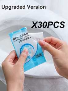 Disposable Plastic Toilet Seat Covers, Waterproof And Non-Slip, Individually Packaged, Suitable For Travel/Road Trips/Toilet Training/Pregnant Women, Making Them The Perfect Christmas And New Year's Gift For The Family. - 彩色 - 查看 12