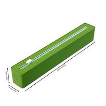 Set de 1 buc. ventuză colorată pentru folie alimentară de bucătărie, include tăietor de folie de aluminiu și folie alimentară, suport pentru tăietor de folie alimentară, saci de gunoi, convenabil pentru utilizare în bucătărie și un suport pentru depozitarea pungilor de plastic - Model cu ventuză 802 - Vizualizare 11