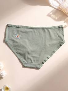 7 chiếc quần lót nữ bằng cotton, cạp thấp, không đường may, in họa tiết hoa, mềm mại, thoải mái và thoáng khí, thích hợp cho yoga, thể thao và mặc hàng ngày. - Nhiều màu - Xem 6