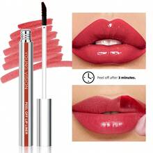 YOUNG VISION 1-Piece Peel-Off Lip Liner Pen, Peel-Off Lip Gloss, Long-Lasting Waterproof And Sweat-Proof, Matte, Not Easy To Stick To Cups, Not Easy To Smudge, Outlining Lip Shape,Versatile For Daily Use, Party, Christmas And Festival Lip Makeup - 彩色 - 查看 11