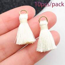 10/15pcs Colorful Mini Tassel Pendants! – DIY Craft Accessories For Ethereal Earrings, Bracelets & Dreamy Bag Charms