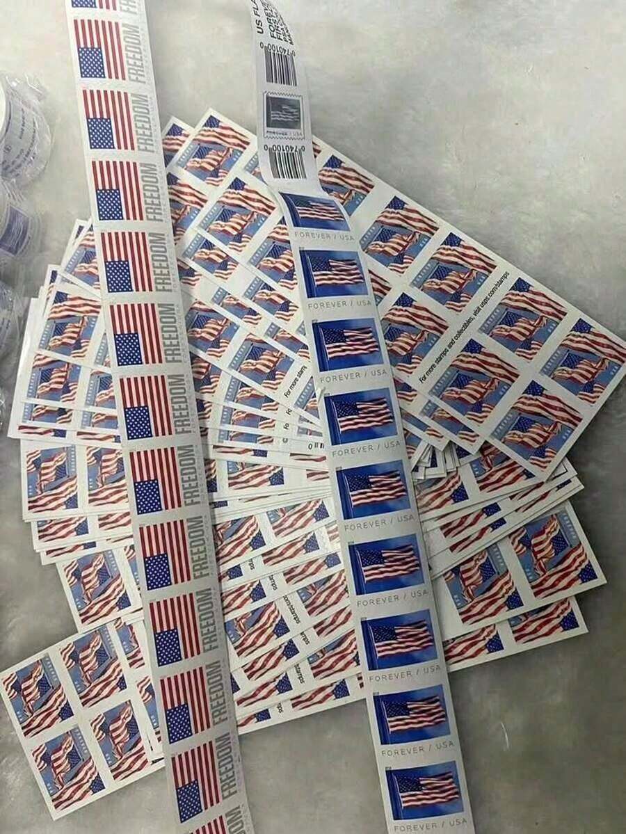 2024 Permanent Flag (Roll Of 100) | Suitable For Mailing Greeting Cards And Letters. Perfect For Everyday Correspondence, Especially For Spring Greeting Cards, Easter Greetings, Mother's Day Greetings, Wedding Invitations, And Personal Correspondence. Suitable For Personal Correspondence, Holiday Greeting Cards, School Supplies, Toys, Personal Correspondence, Daily Correspondence, Regular Mail Greeting Cards, Invitations, Postcards, Packages, Money, And More. [This Section Appears Unrelated And May Be An Error.] Free Shipping [This Section Appears Unrelated And May Be An Error.Local Usa Stock - Cờ năm 2023 - Xem 1