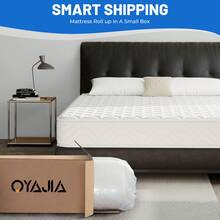 OYAJIA 3FT/4FT6/5FT Size Mattress, 7 Inch Pocket Sprung Mattress Single/Double/King Size With Breathable Foam And Individually Pocket Spring - Medium, Luxury Box Top Collection - White - View 9