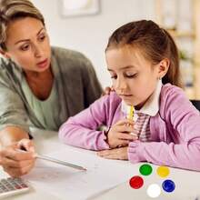 Fichas de plstico estilo moneda mexicana - Pesos mexicanos didacticos de colores - Valores mexicanos - Monedas didcticas - Paquete de 90 piezas - material escolar. - inicial - Ver 5