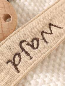 2pcs Personalized Baby Pacifier Clips, Cute Polka Dot Print, Customizable Design, Unisex For Baby Boys And Girls, Universal Pacifier Holder, Suitable For Halloween, Christening, Thanksgiving, Christmas Gifts, Baby Shower, Home Decor