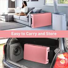 Massage Tables Portable 24" Wide Adjustable Folding Massage Bed, Lightweight Aluminum Esthetician Bed, Tattoo Chair For Client,Tattoo Table For Spa And Beauty Professionals (Pink) - 粉色 - 查看 10