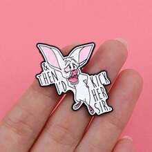 Enamel Pin Lapel Pins Badges On Backpack Women's Brooch Clothes Jewelry Fashion Accessories - 黑色 - 查看 2