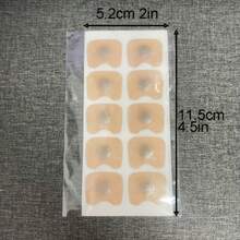 190片磁性扩张贴（不含扩张器） - 圆形和方形粘性贴片，适用于睡眠、运动和户外活动，提供呼吸支撑 - 强力吸附，舒适贴片，增强空气流通，透气贴片，柔韧设计，亲肤材质