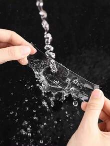 1 pieza Cinta adhesiva transparente de doble cara de 1 mm de grosor, con fuerte adhesivo y sin dejar rastros, adecuada para oficina, hogar y uso diario, de vuelta a la escuela - Blanco - Ver 3