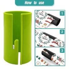 1 Piecesroll Wrapping Paper Cutter, Sliding Gift Wrapping Paper Cutter, Portable Christmas Wrapping Paper Cutter, Roll Gift Wrapping Paper Cutter For Birthday Packaging, Suitable For Festival Packaging, Birthday Parties, Home Or Commercial Places, Durable Material, Practical Design, Glossy Surface - Multicolor - View 10