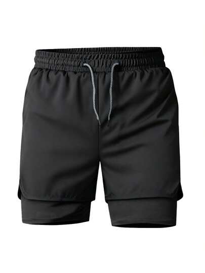 2026 New Men's Sports Casual Shorts | Boyfriend Style 7-Inch Inseam Shorts With Lining, Quick-Dry Running Training Pants