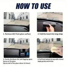 Agente antivaho para parabrisas de coche - Agente anticongelante de larga duración, visual, impermeable, antivaho - Se puede usar de forma segura para cascos y puertas de coche. - A - Ver 8
