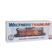 - Wide Caboose - Ready to Run - Atchison, Topeka Santa Fe - HO by Trainline - Atchison, Topeka y Santa Fe - Ver 4