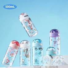 Miniso Sanrio My Melody X Kemeng 太空杯 500mL PC材质防碎水杯 可爱印花便携保温杯 -LP版 (1个) - 粉色 - 查看 3