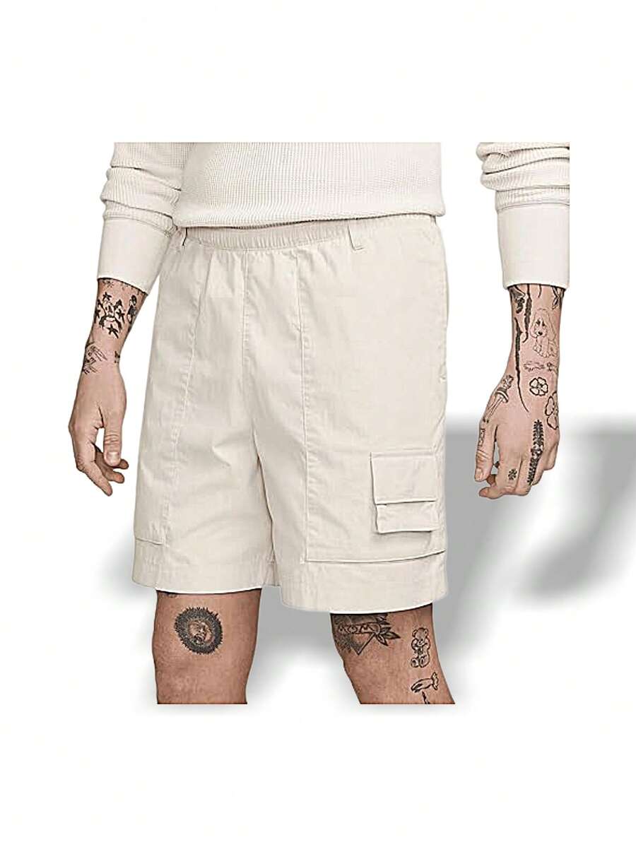 Quần short Life Woven Camp dành cho nam XL, nhẹ, thoáng khí, dễ giặt, đa năng, mặc hàng ngày, ngoài trời, màu trắng ngà FN3216-104 - Màu be - Xem 1